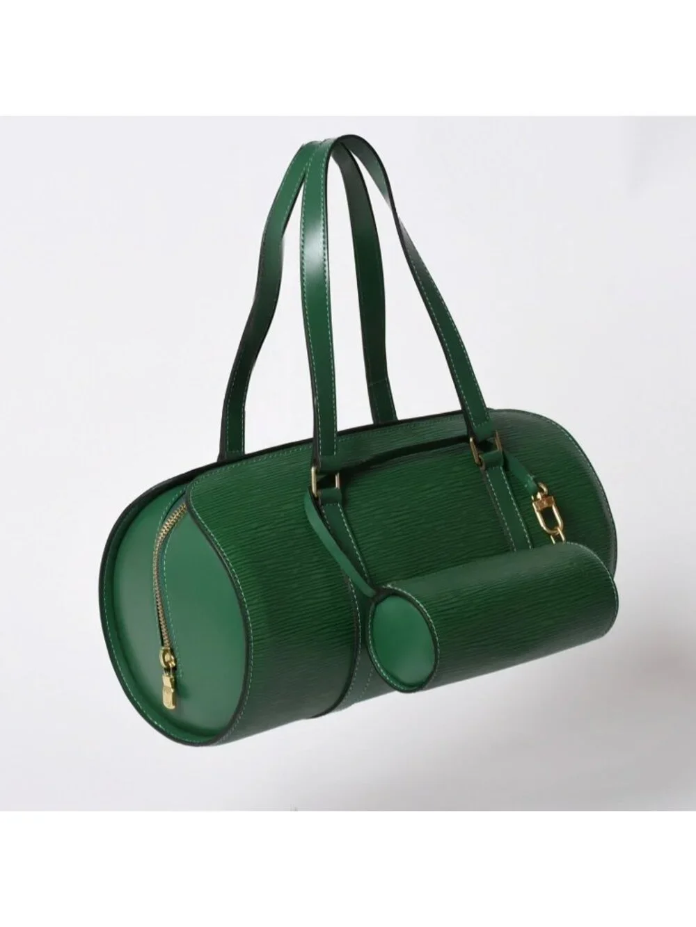 Louis Vuitton Epi Soufflot Shoulder Bag Borneo Green